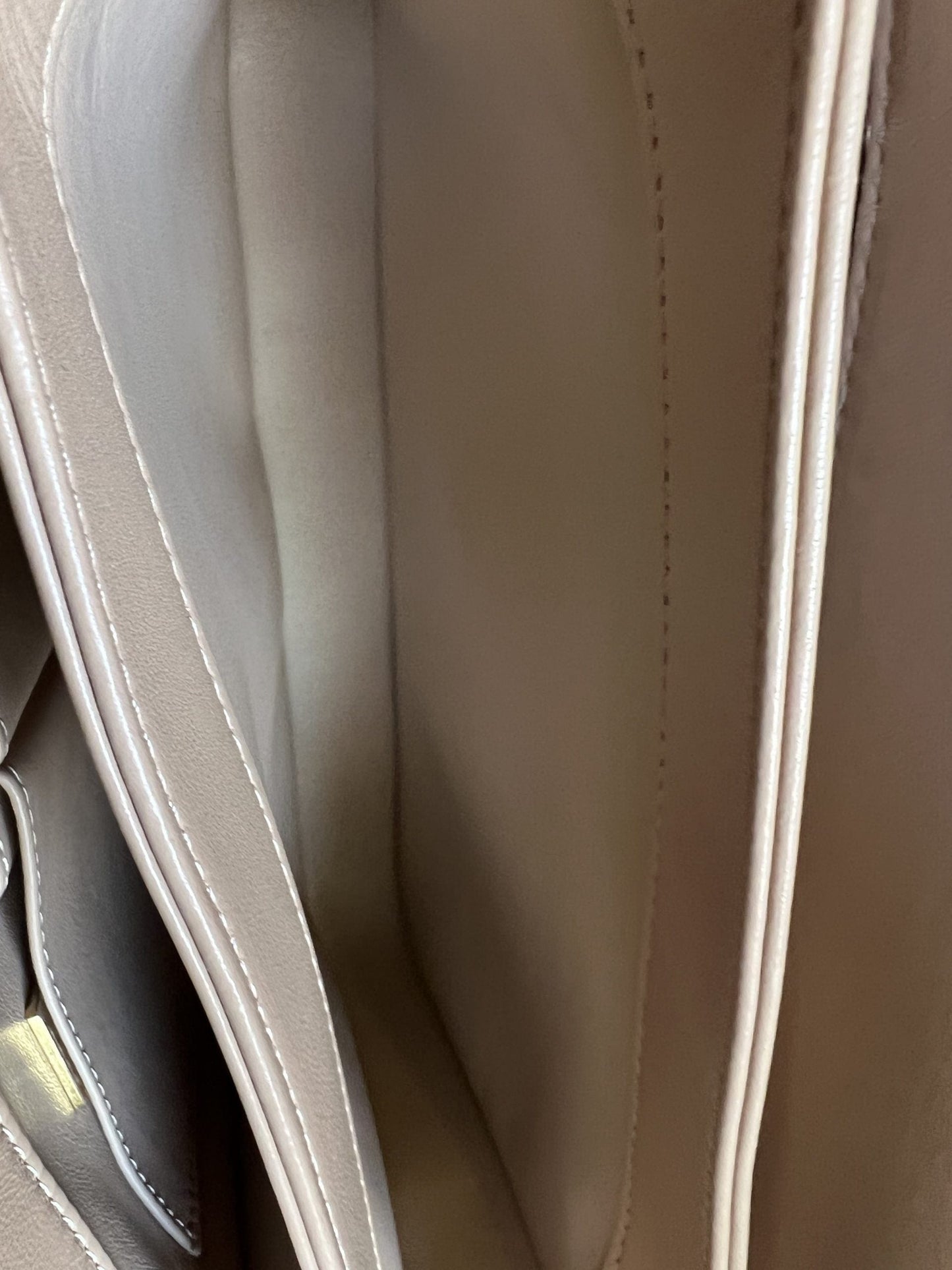 22S Beige Lambskin Quilted Trendy CC LGHW