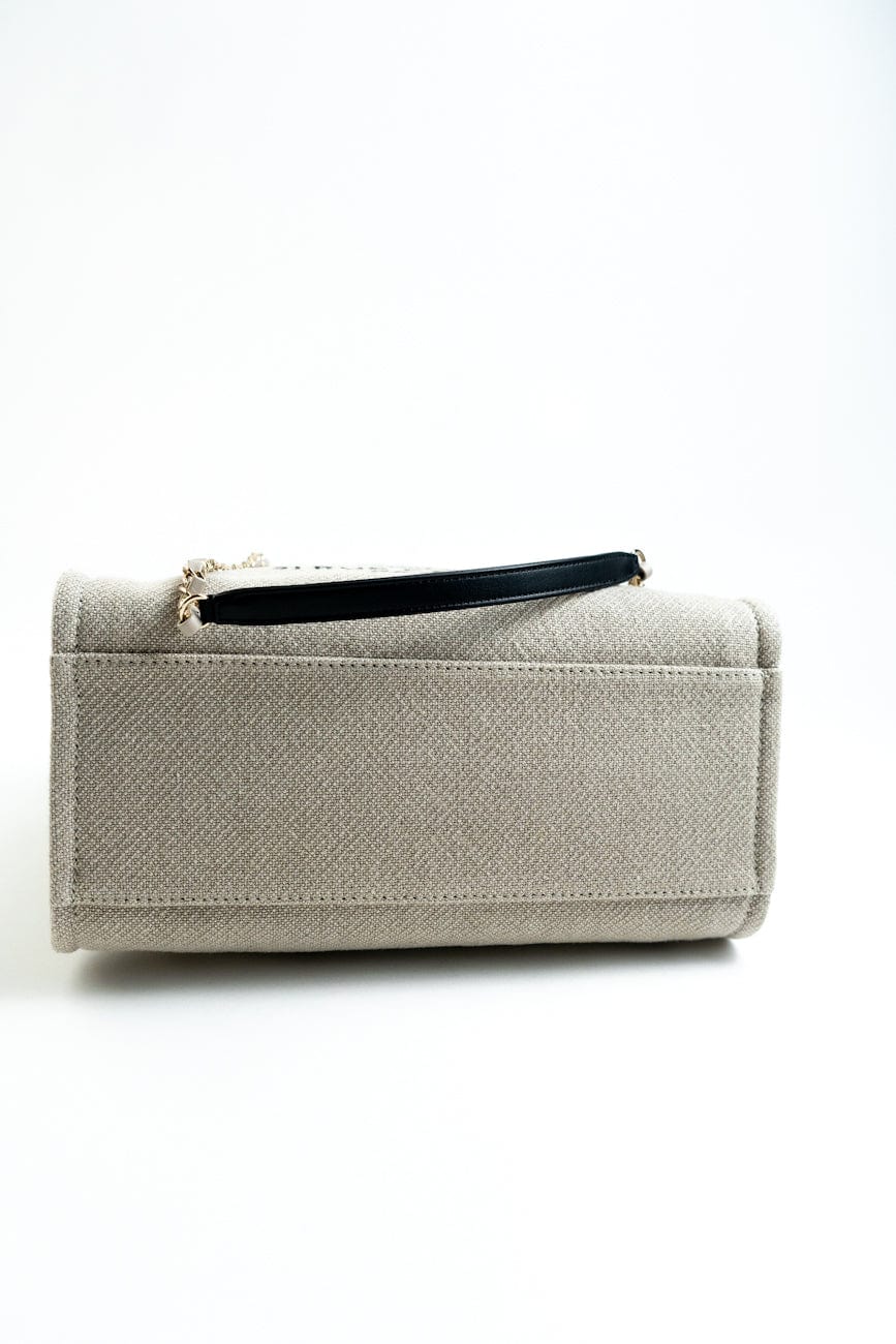 22S Dark Beige Deauville Shopping Bag Small Light Gold Hardware