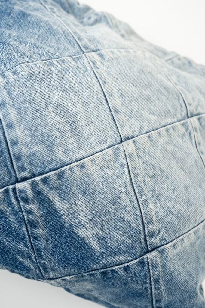 23P Denim Quilted 22 Small Drawstring Bag