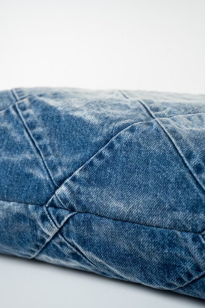 23P Denim Quilted 22 Small Drawstring Bag