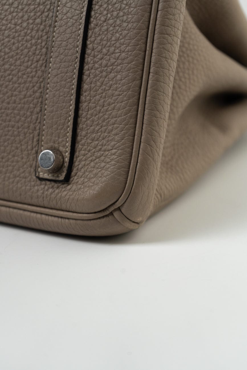 Birkin 35 Gris Tourterelle Veau Togo Leather Palladium Played 2011 O