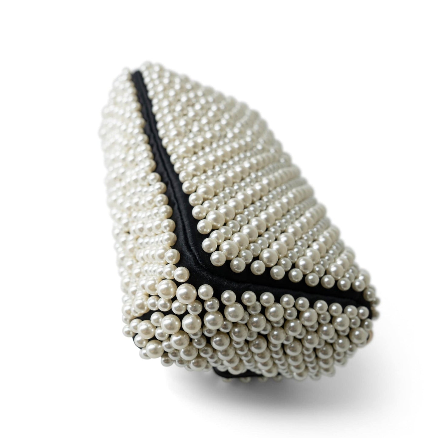 19S Pearl On Flap Mini Rectangular Bag Light Gold Hardware