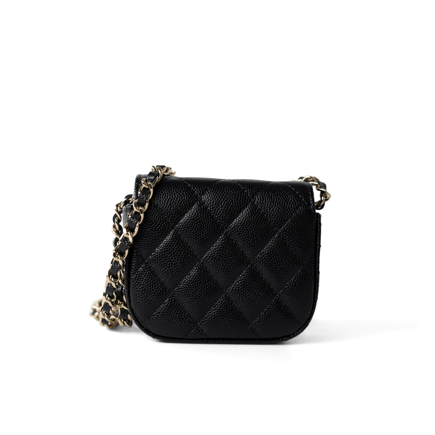 22C Mini Vanity Caviar Quilted Black (micro size)