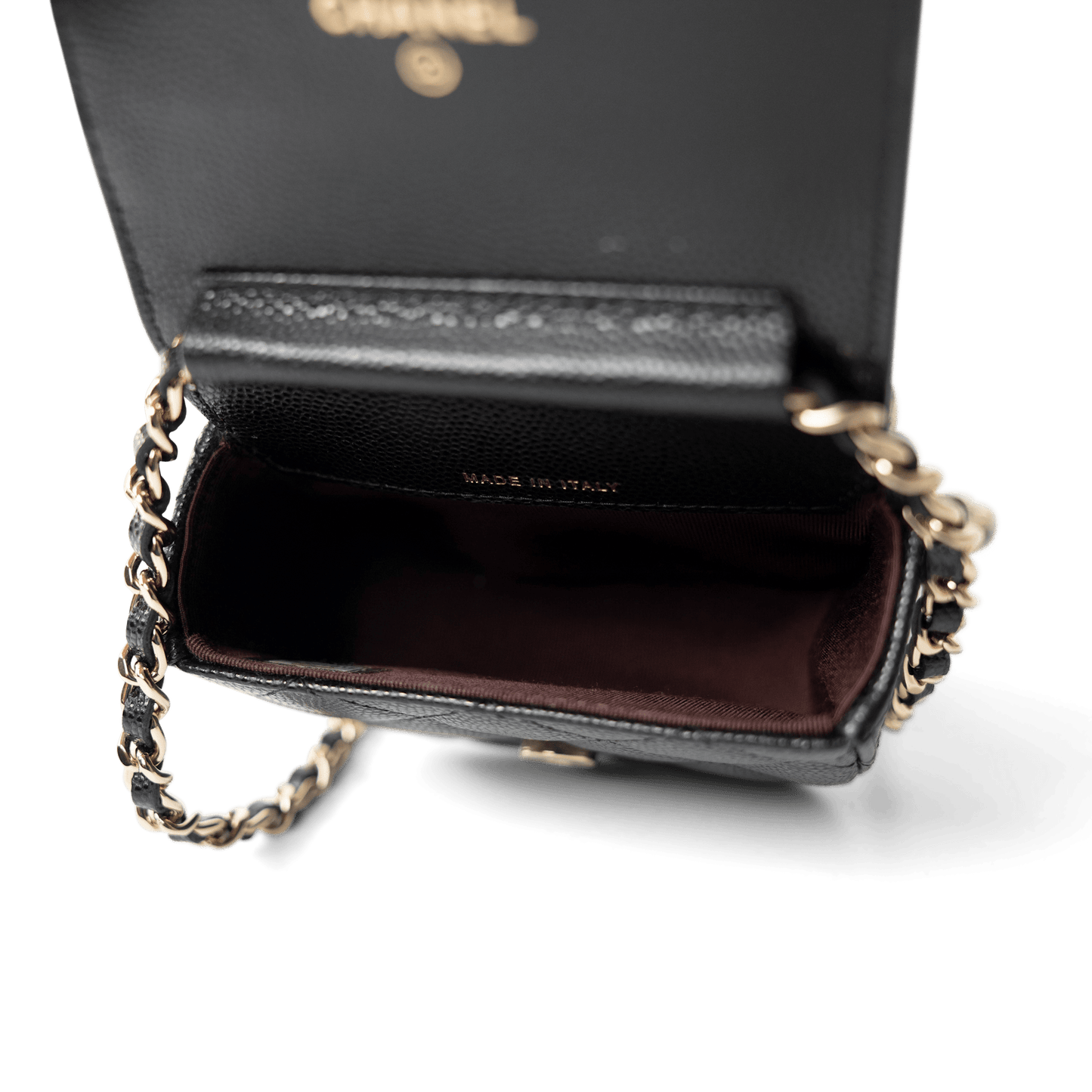 22C Mini Vanity Caviar Quilted Black (micro size)