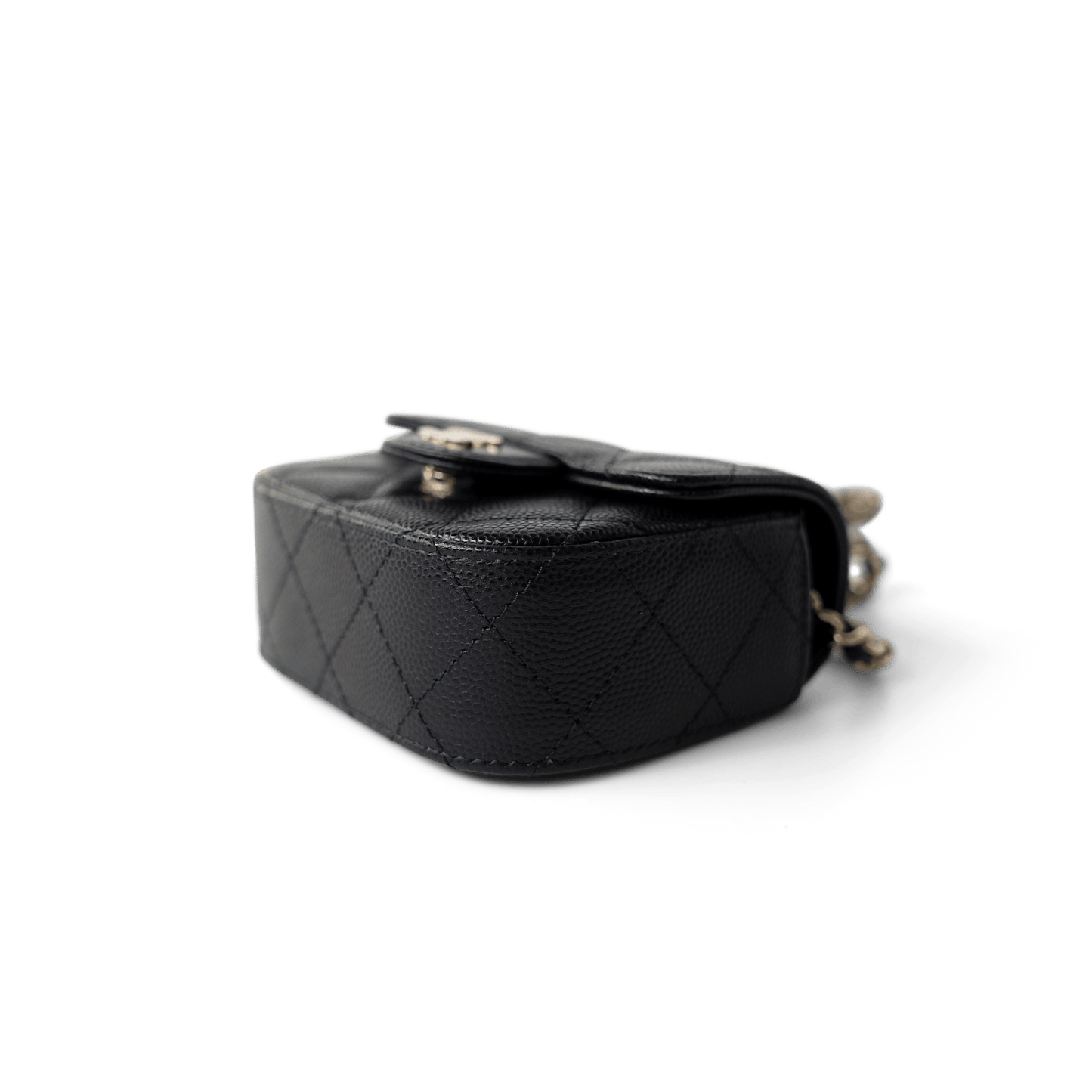 22C Mini Vanity Caviar Quilted Black (micro size)