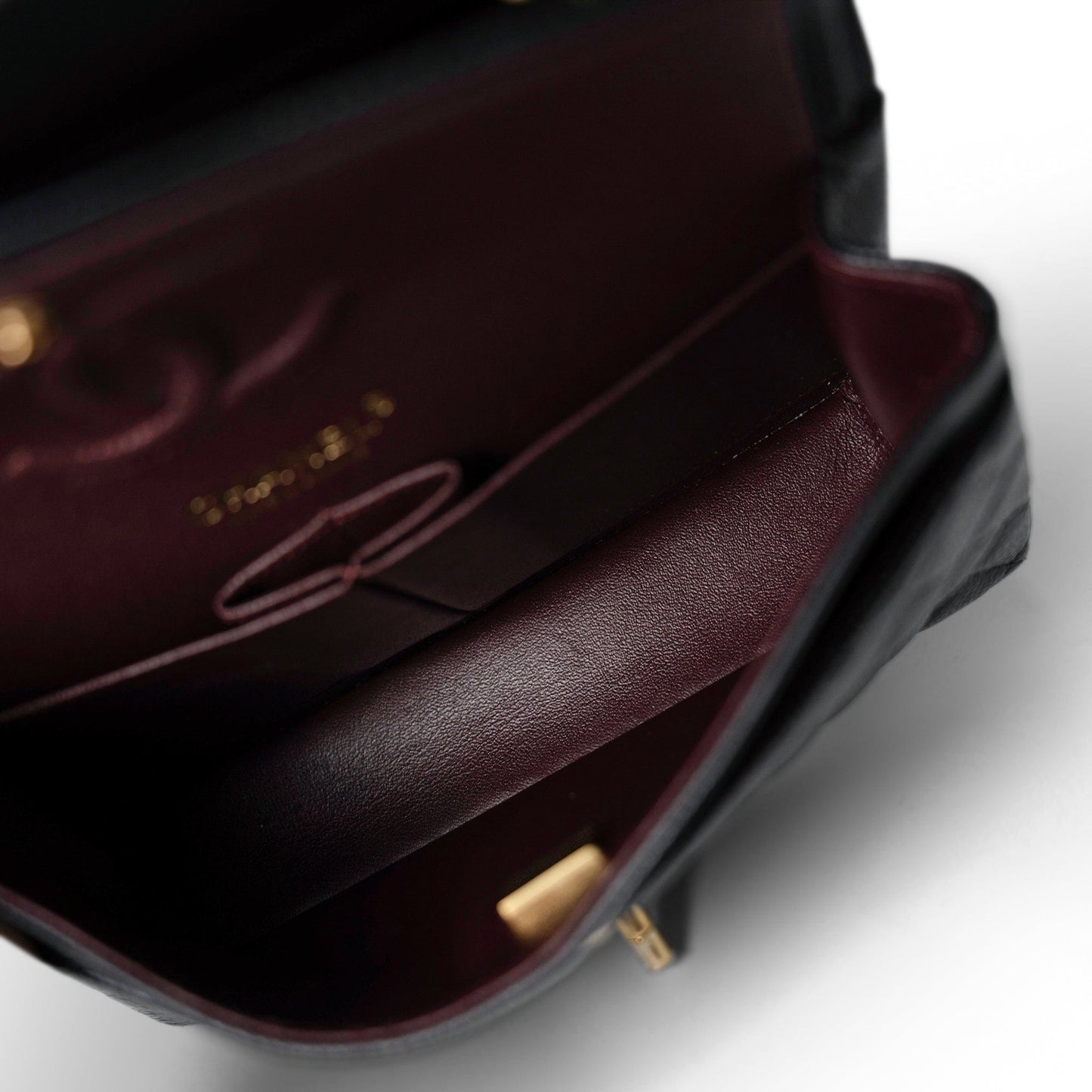 Black Caviar Quilted Classic Flap Small Gold Hardware