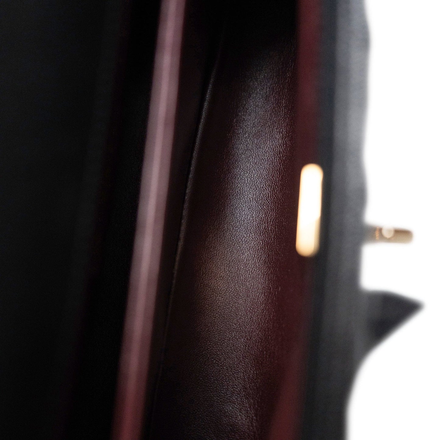 Black Caviar Quilted Mini Coco Handle Light Gold Hardware