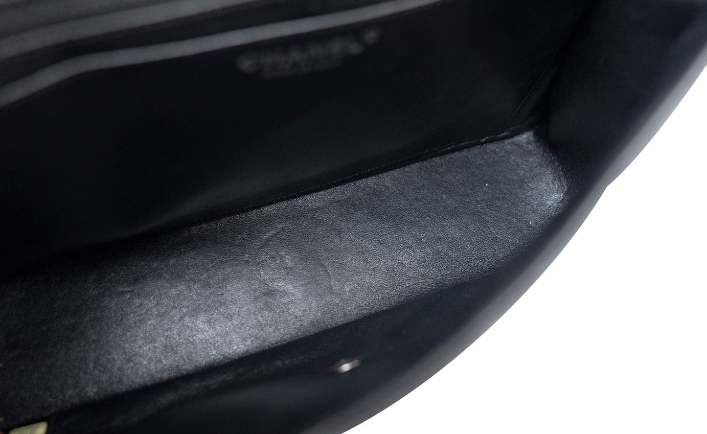 Black Caviar Quilted Jumbo Single Flap Silver Hardware