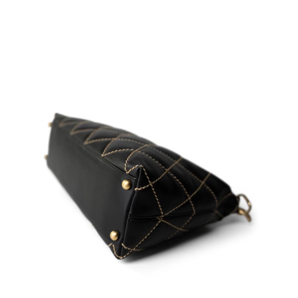 Chanel Wild Stitch Black Hobo Bag