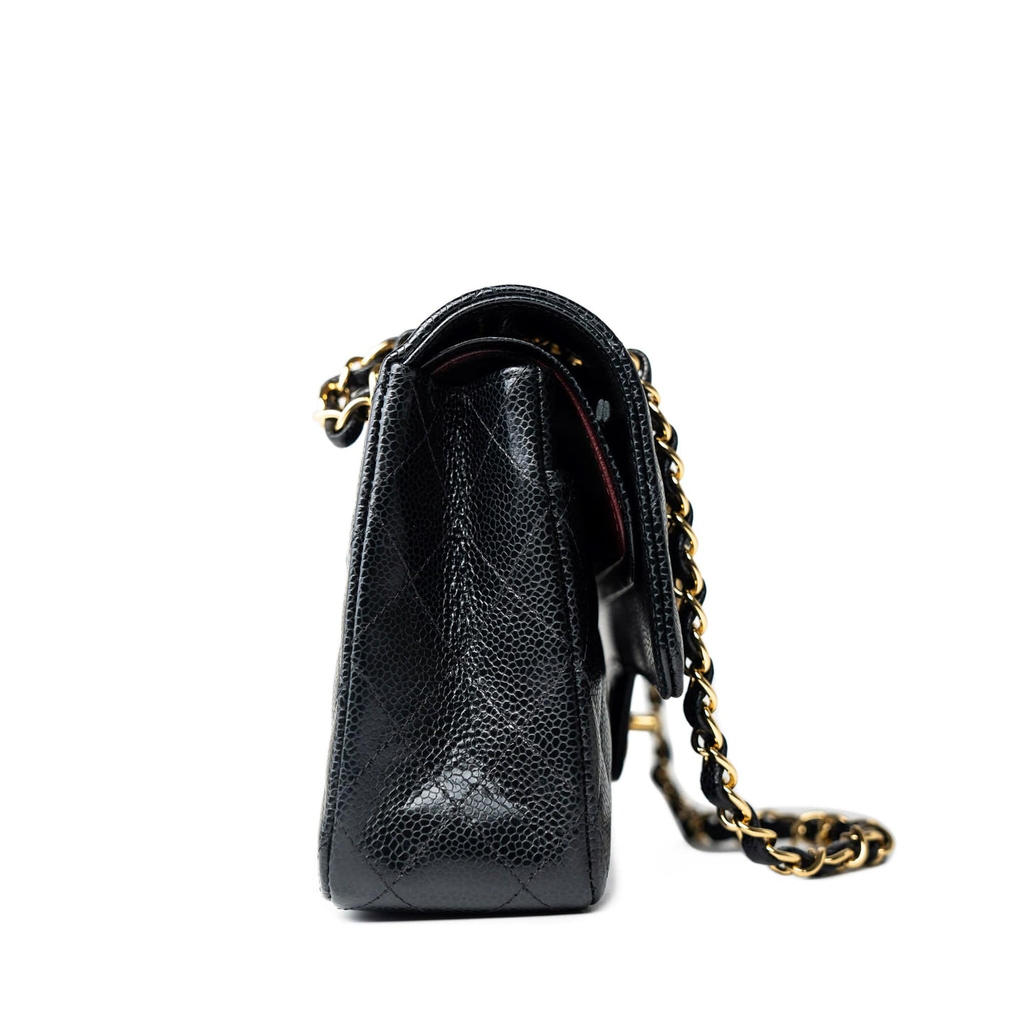 Black Classic Flap Medium Caviar Quilted Gold Hardware