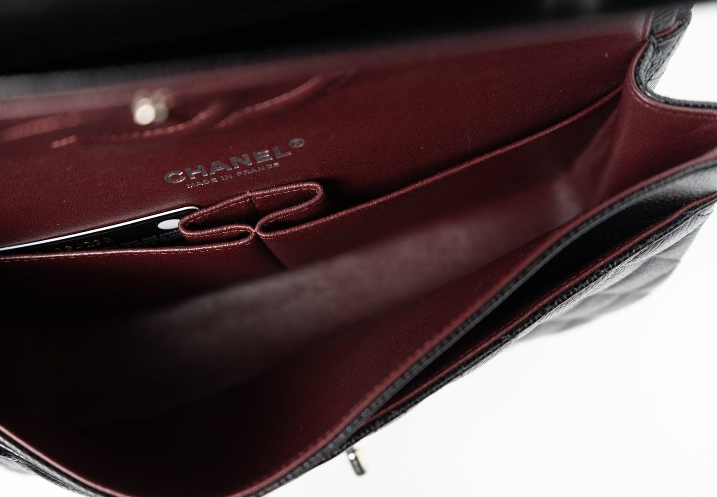 Black Classic Flap Medium Caviar Quilted Silver Hardware