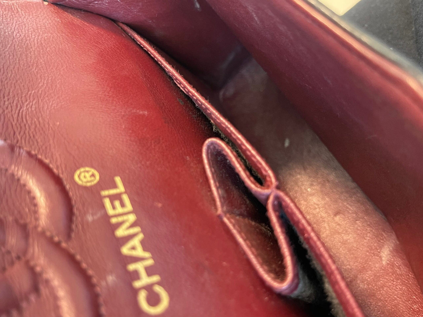 Vintage Black Lambskin Quilted Small Classic Flap GHW