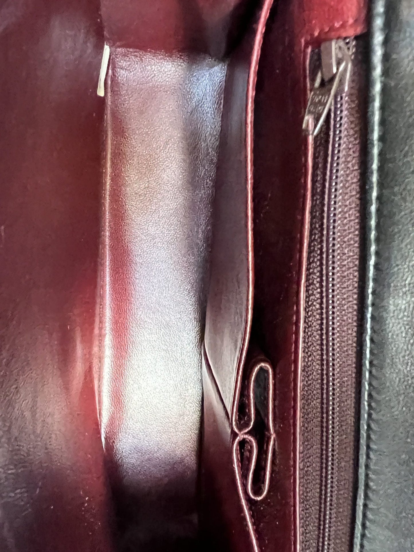 Black Vintage Lambskin Quilted Classic Flap with Handle Medium GHW