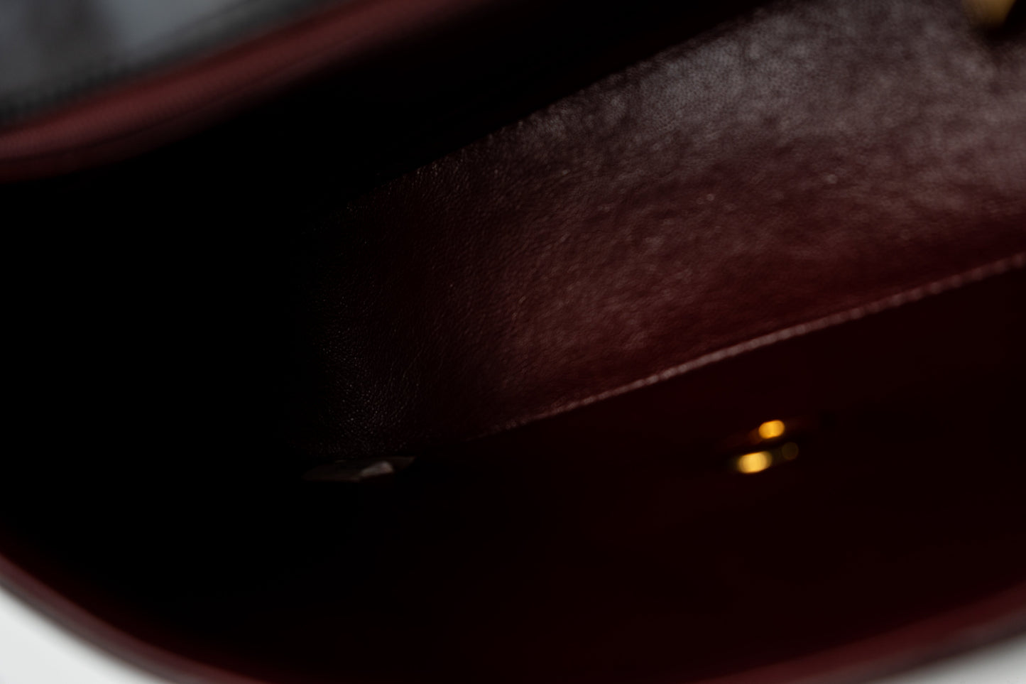 Vintage Small Black Lambskin Quilted Diana Flap GHW