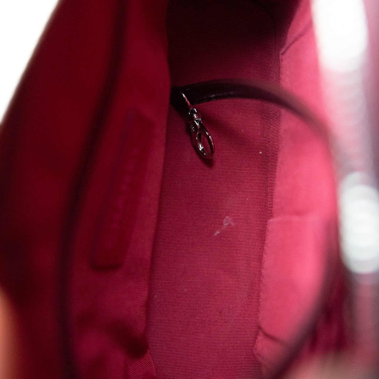 Burgundy Aged Calfskin Quilted Gabrielle Hobo Bag Small Mixed Hardware