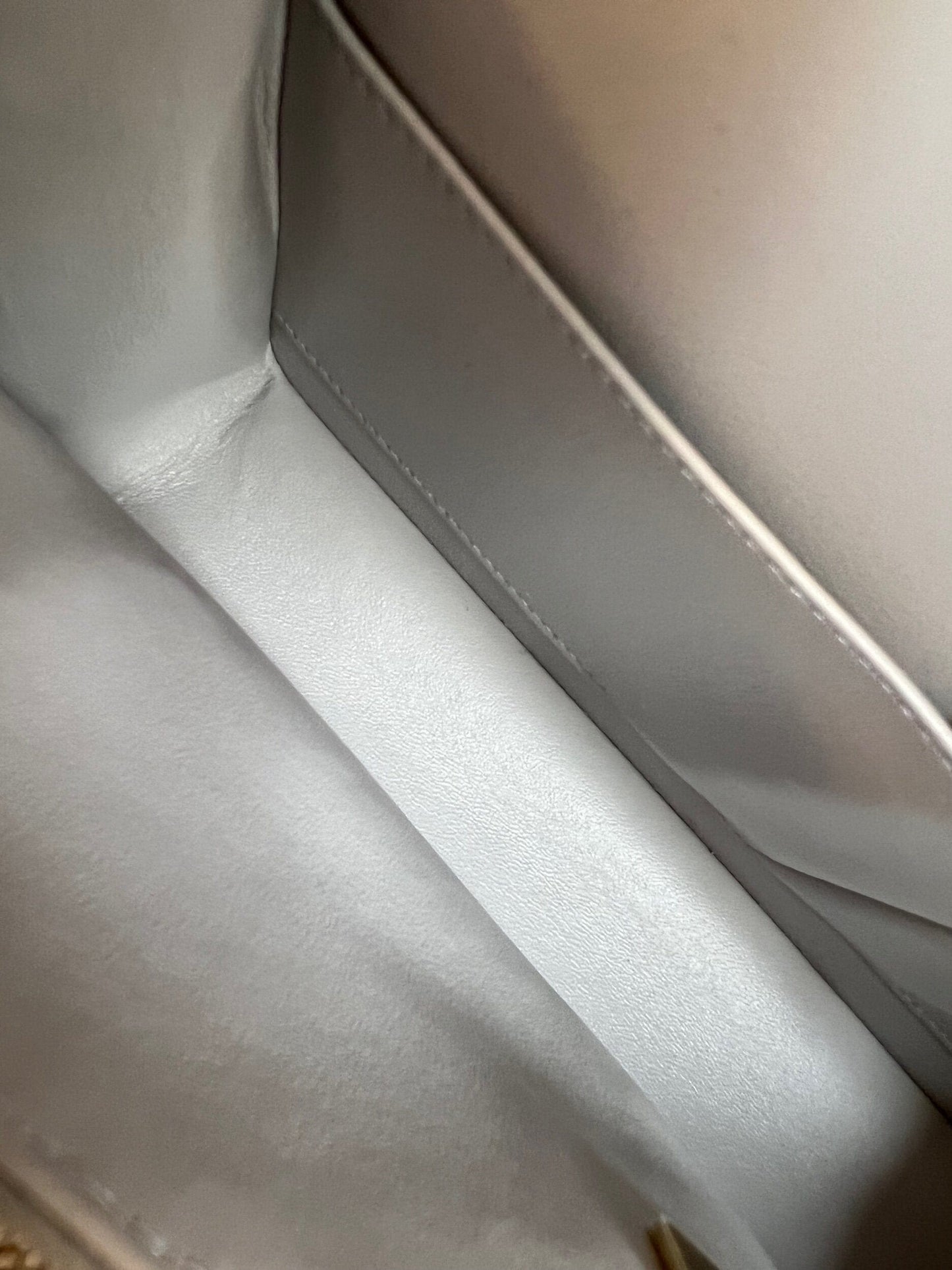 Chanel 21A Grey Caviar Quilted Medium Classic Flap LGHW