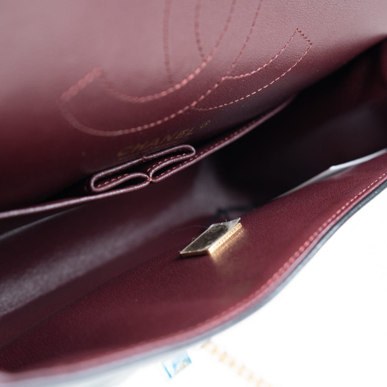 Chanel 21K Reissue 2.55 Black Chevron Aged Calfskin Quilted 225 (Medium) AGHW