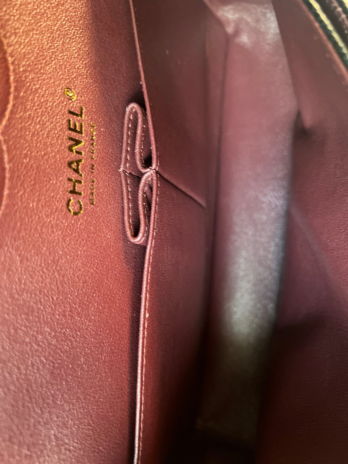 Chanel Black Caviar Quilted Classic Double Flap Medium Gold Hardware