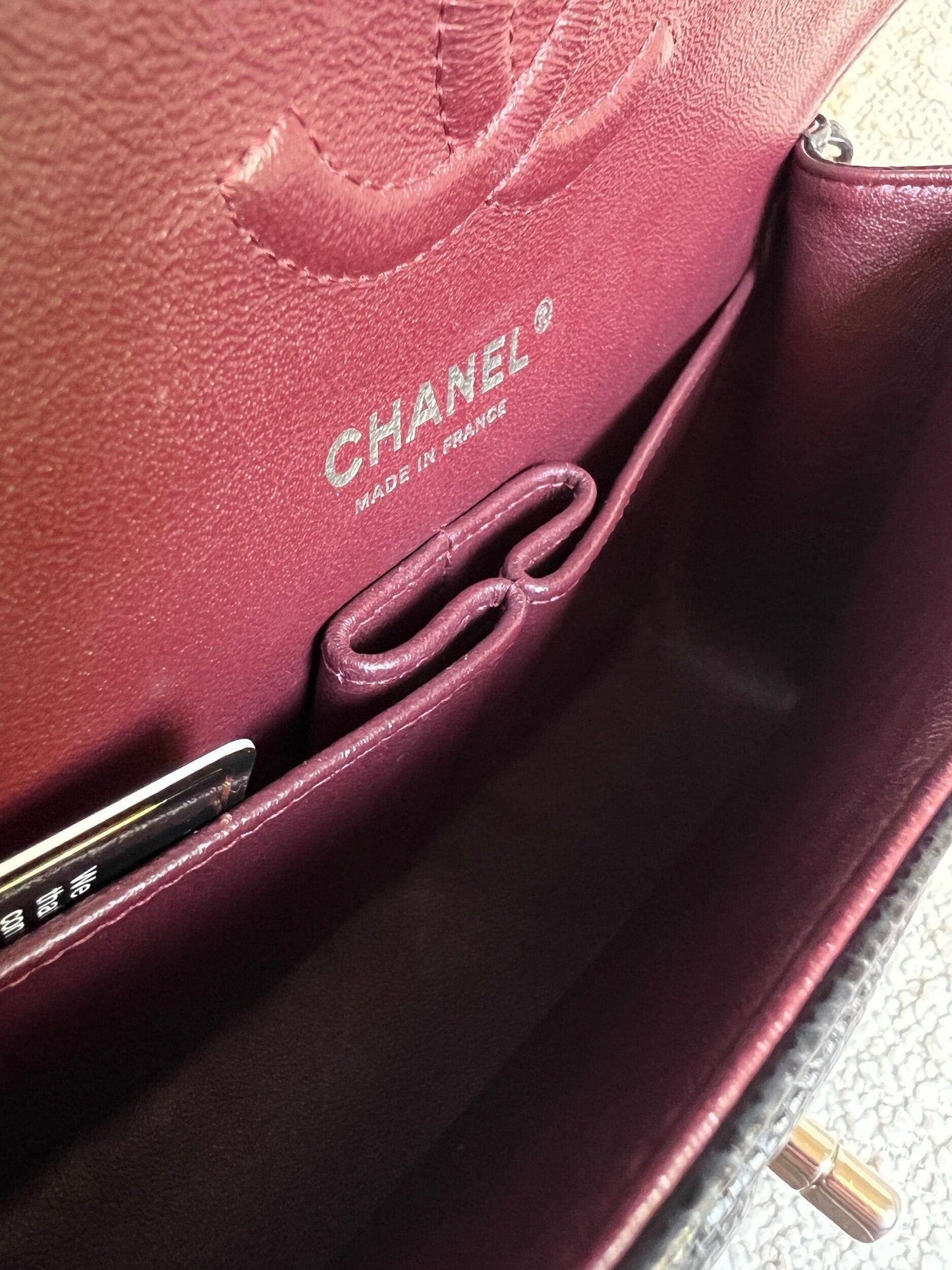 Chanel Black Caviar Quilted Classic Flap Small SHW