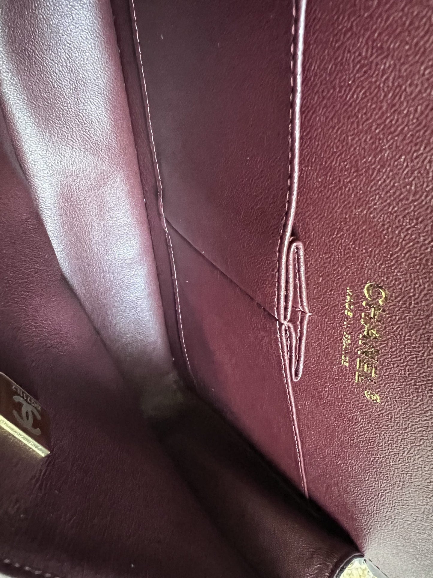 Chanel Black Lambskin Quilted Classic Flap Medium GHW