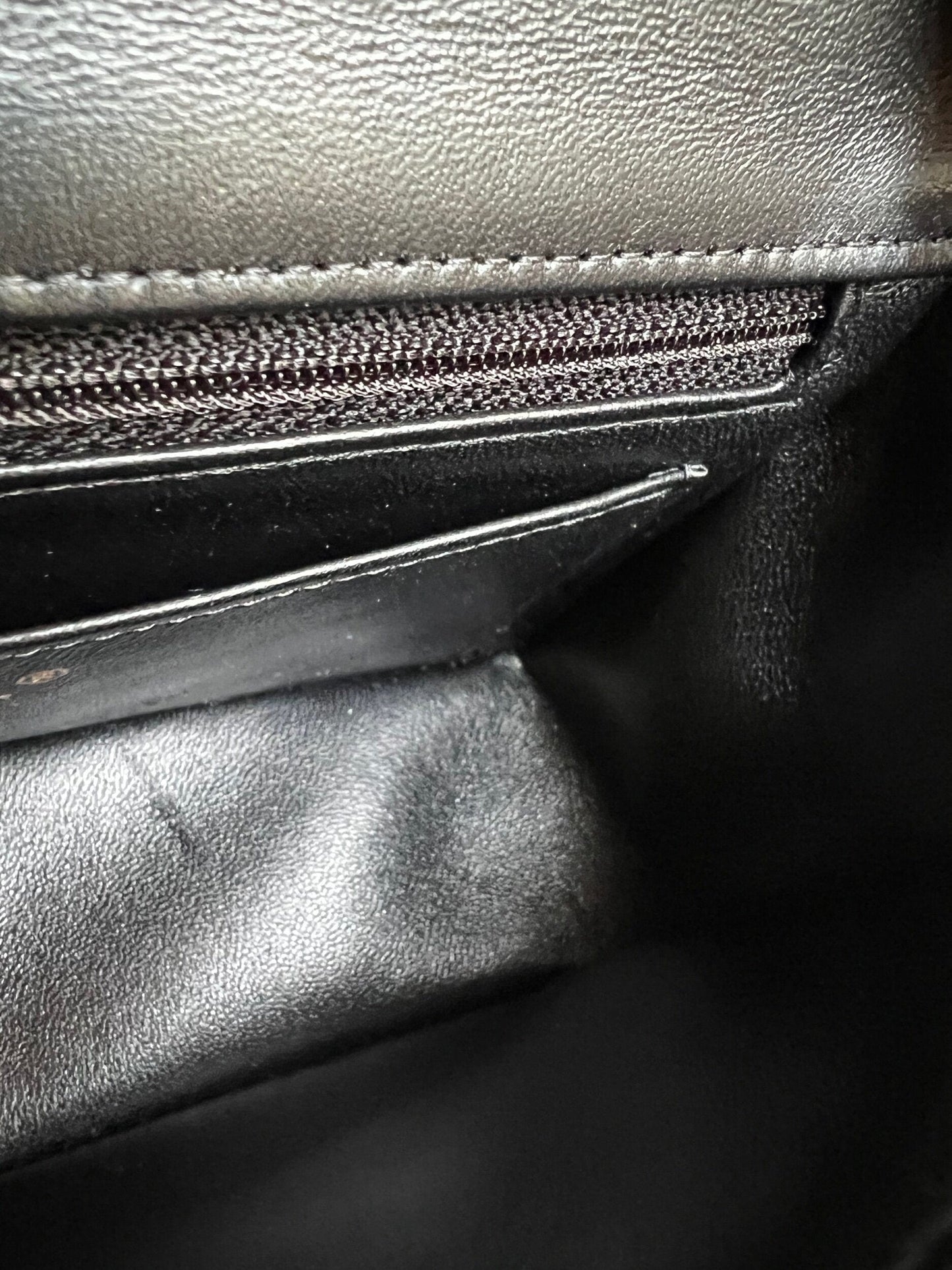 Chanel Black Mini Rectangular Lambskin Quilted Flap LGHW