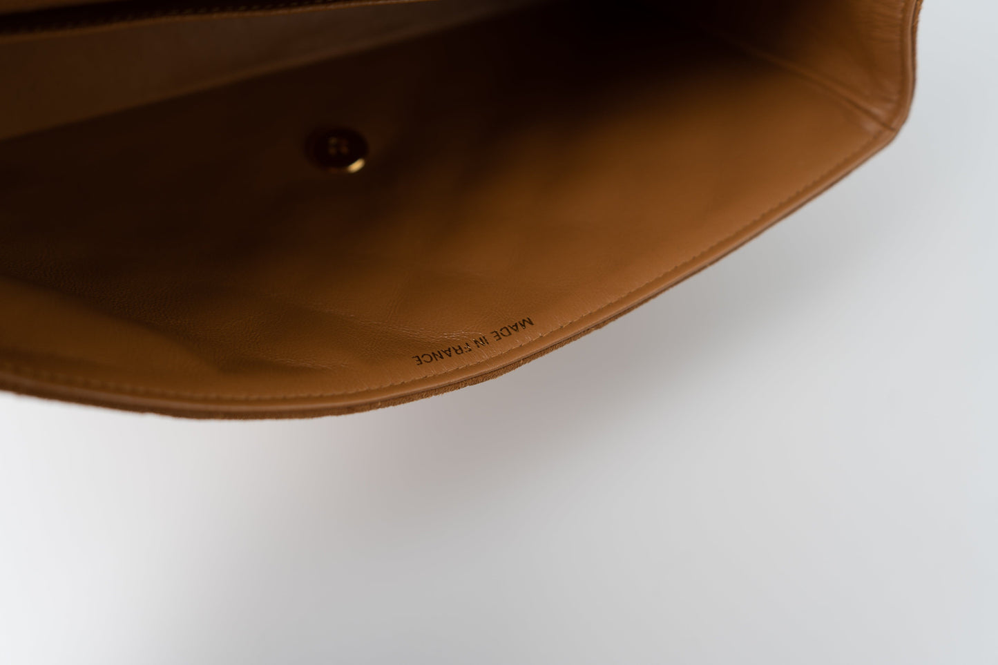 Chanel Brown Suede Quilted Matelasse Single Flap  GHW