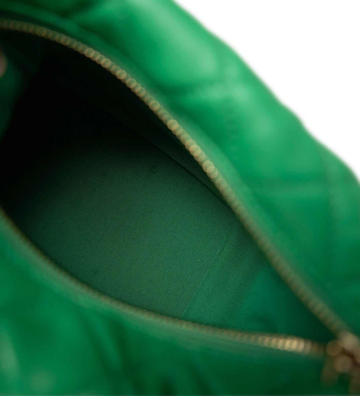 20S Small Perfect Meeting Green Lambskin Quilted Hobo Bag