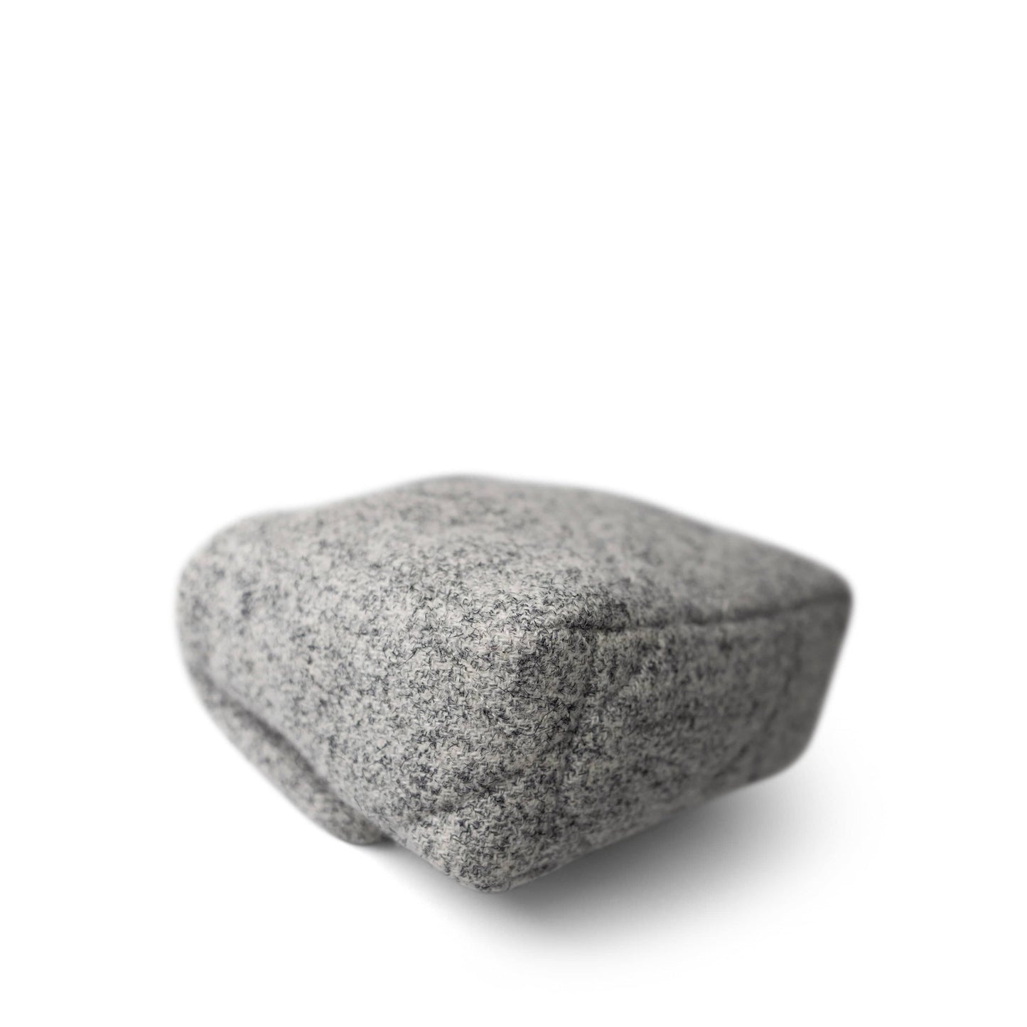 Light Grey Ecru Quilted 19 Flap Small Mixed Hardware