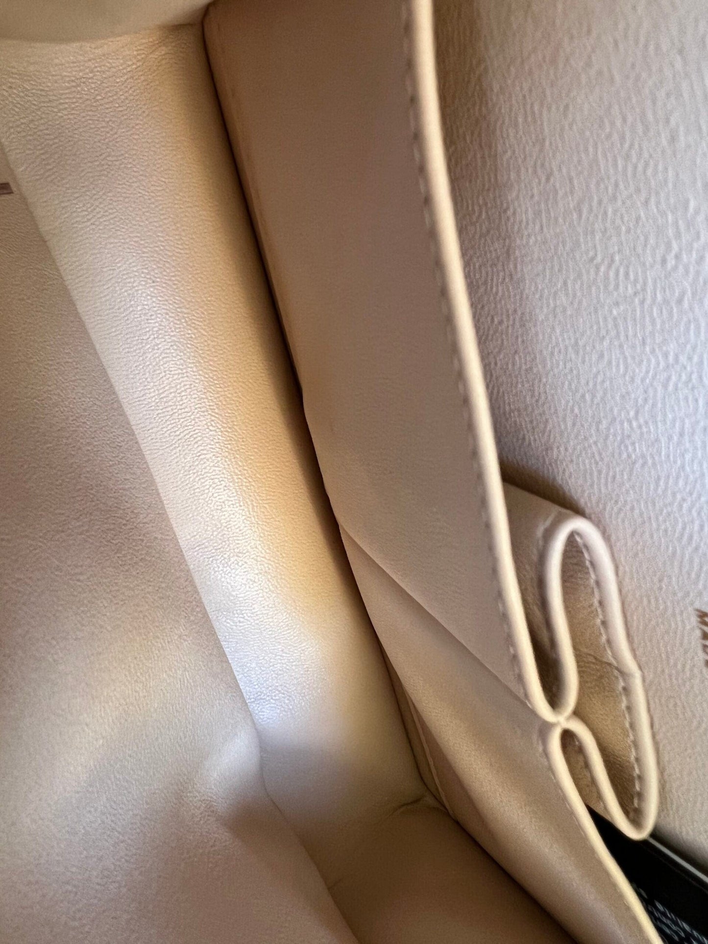 Light Beige Lambskin Quilted Classic Double Flap Small Light Gold Hardware