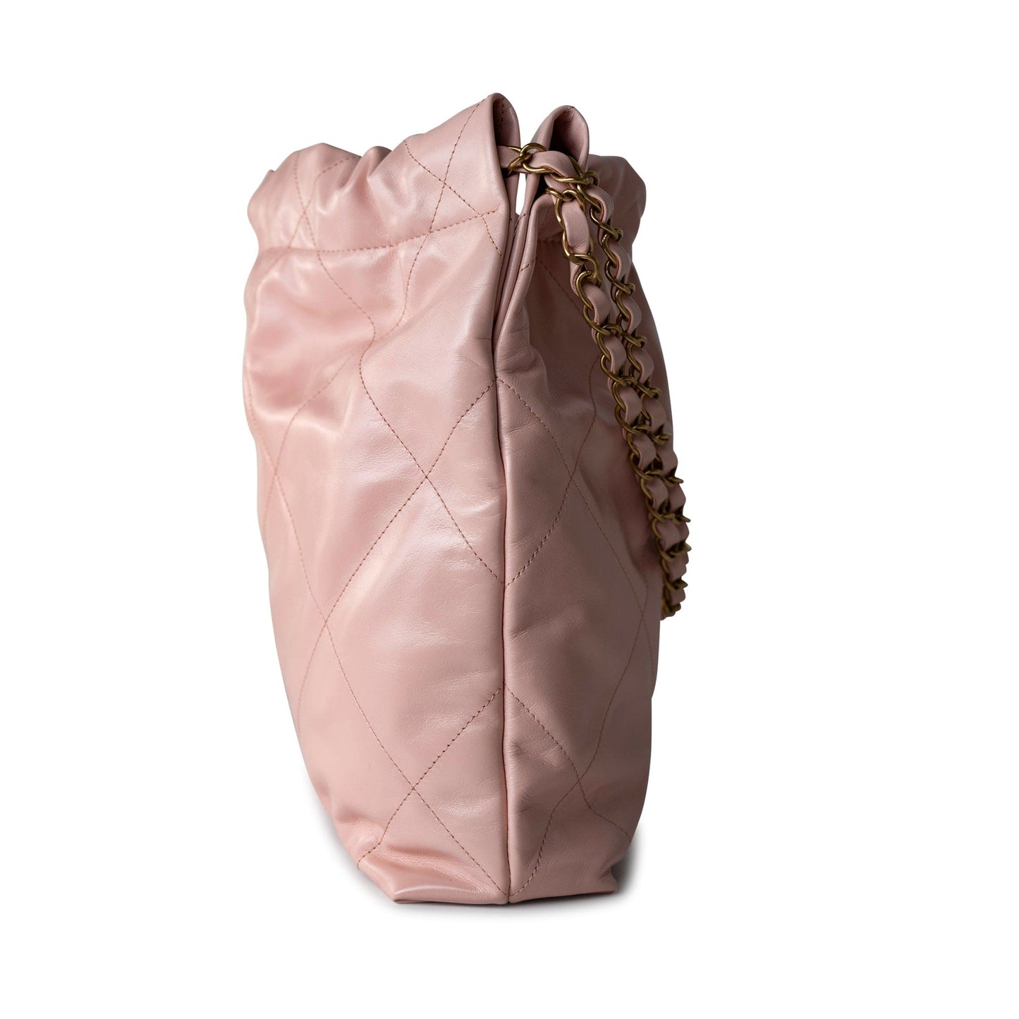 23S Rose Claire (Pink) Small Calfskin Quilted 22 Bag AGHW