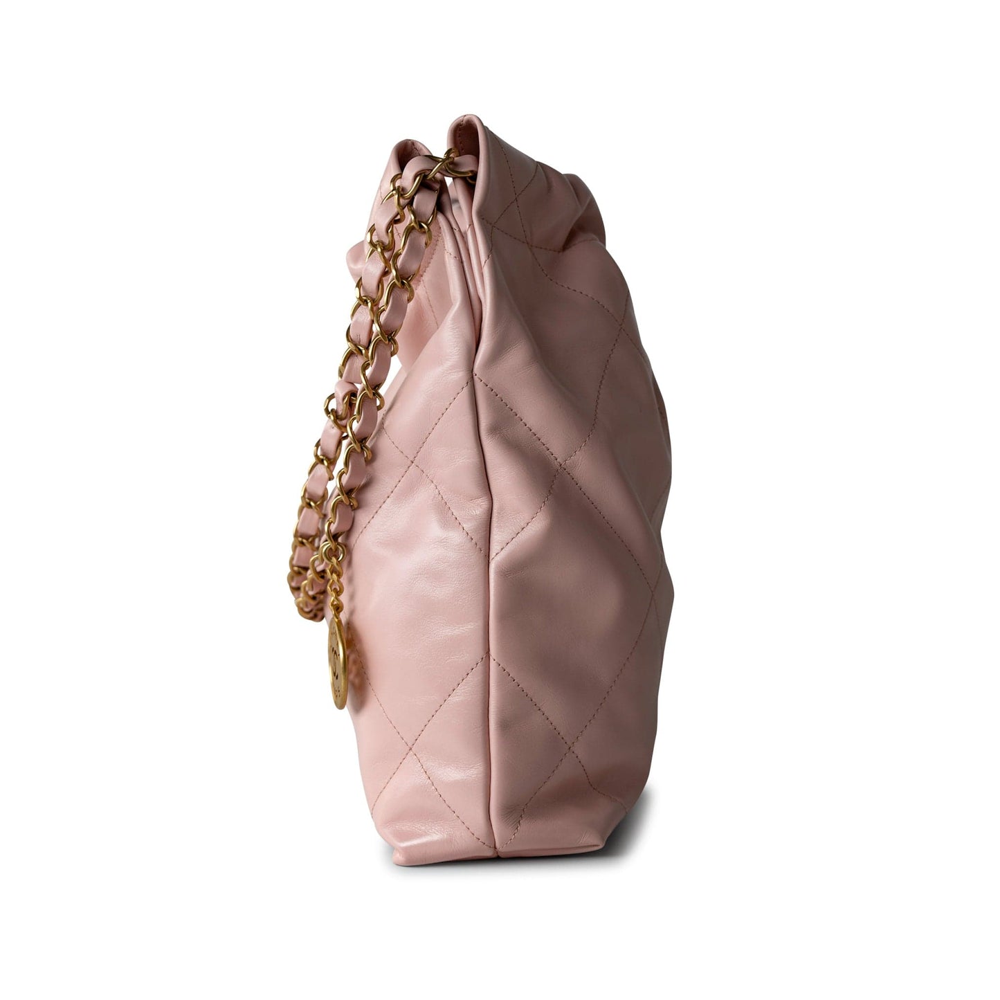 23S Rose Claire (Pink) Small Calfskin Quilted 22 Bag AGHW