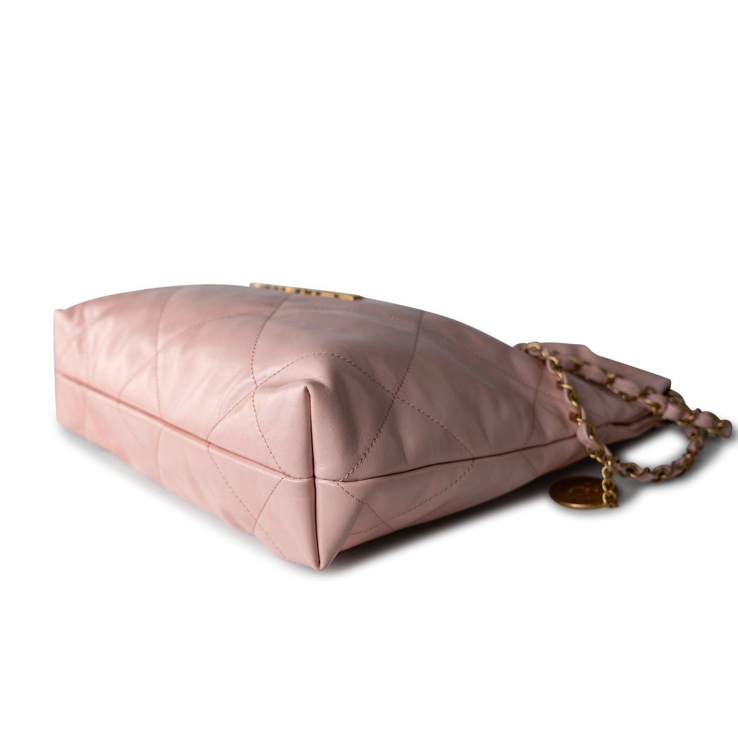 23S Rose Claire (Pink) Small Calfskin Quilted 22 Bag AGHW