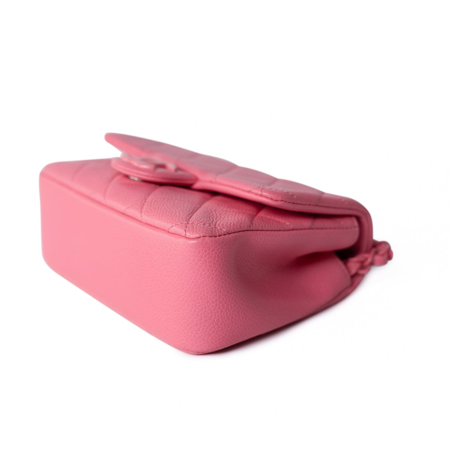 Pink Caviar Quilted Incognito Square Flap Bag