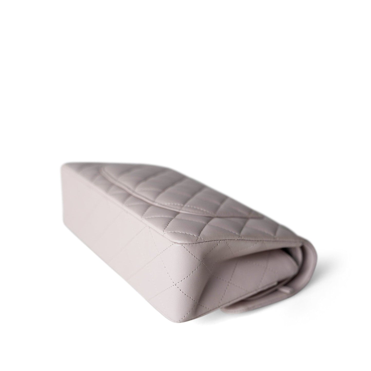 21B Light Purple Lambskin Quilted Classic Flap Small Silver Hardware