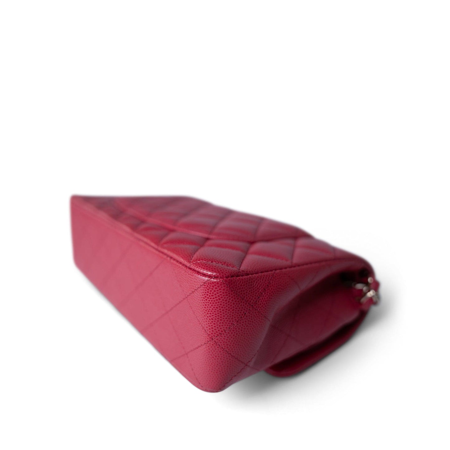Red Caviar Quilted Classic Flap Small Light Gold Hardware