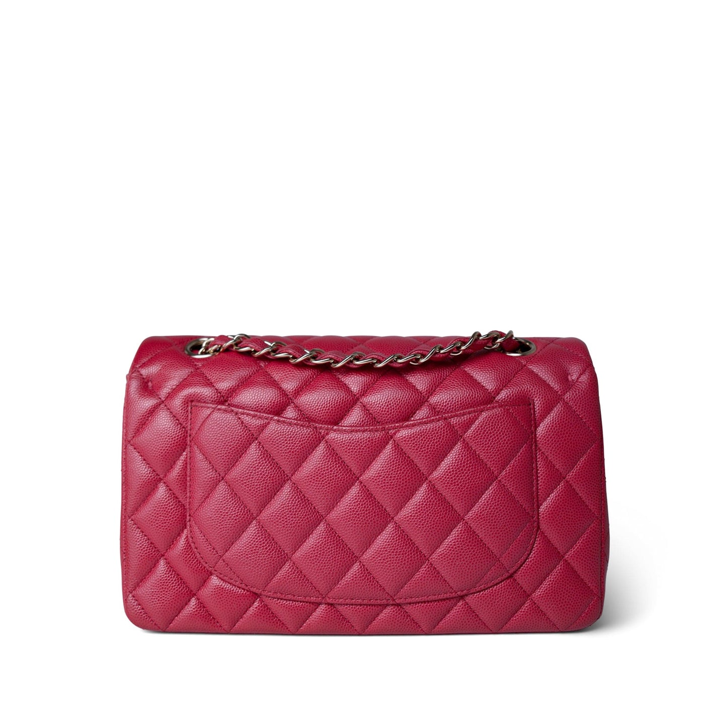 Red Caviar Quilted Classic Flap Small Light Gold Hardware