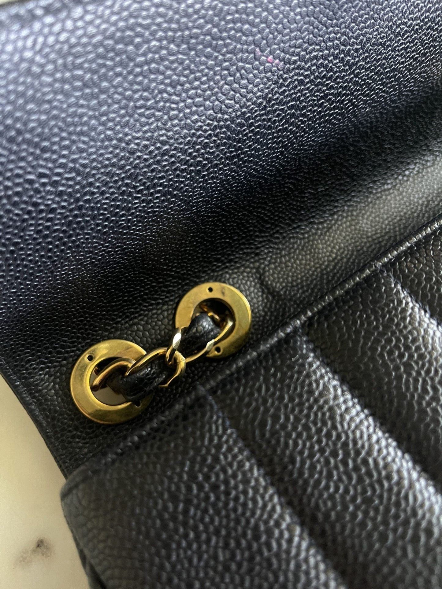 Vintage Black Caviar Jumbo GHW