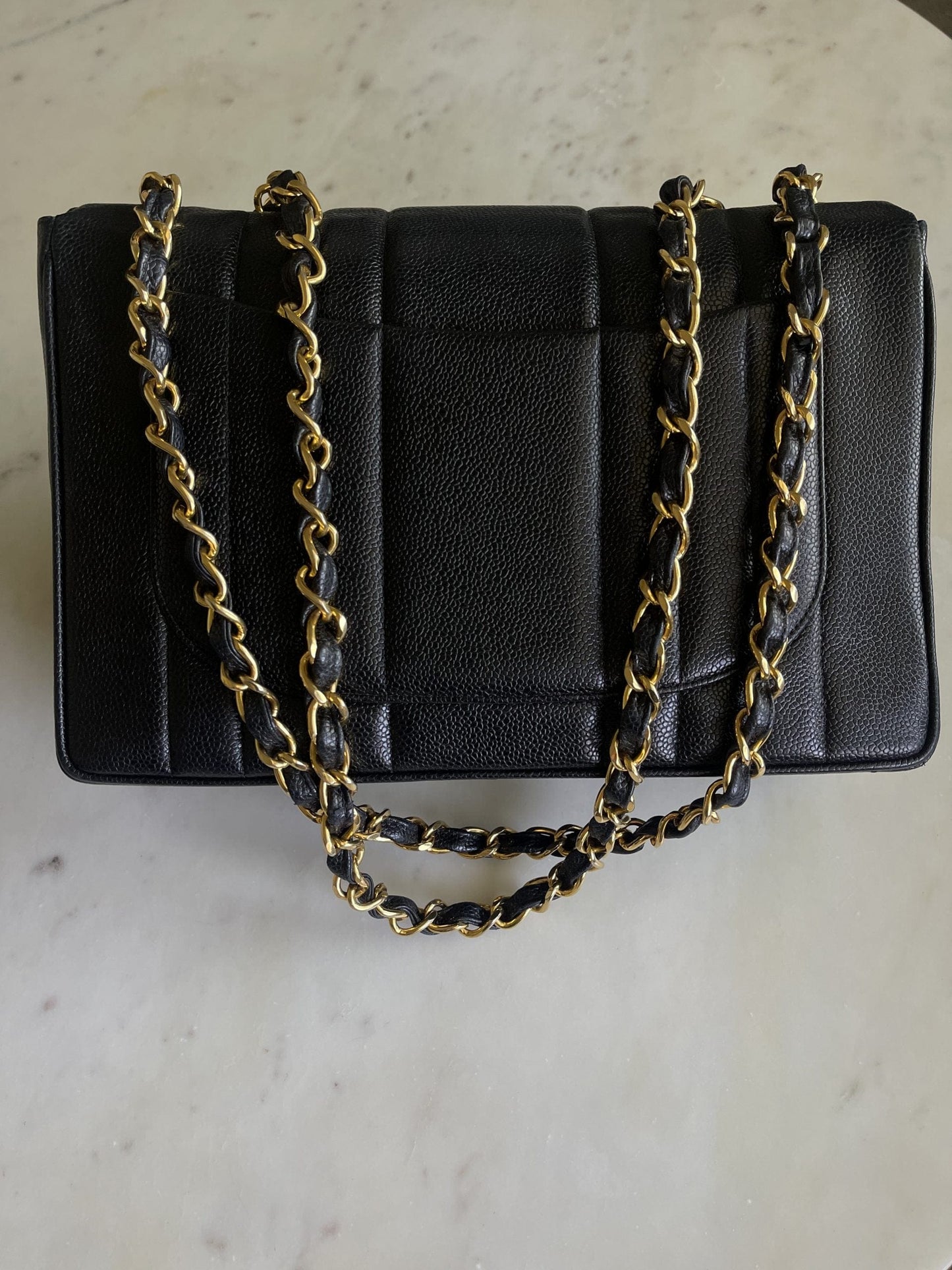 Vintage Black Caviar Jumbo GHW