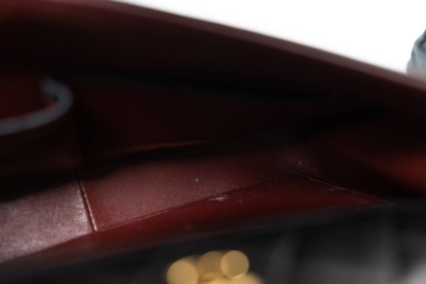 Vintage Black Lambskin Quilted Matelasse Single Flap Bag Gold Hardware