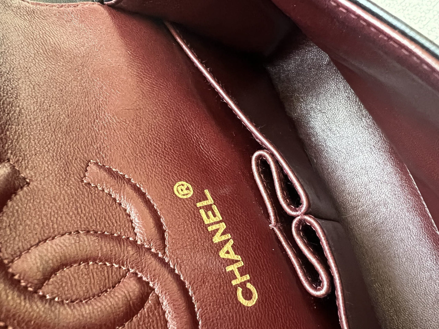 Vintage Black Lambskin Quilted Small Classic Flap GHW