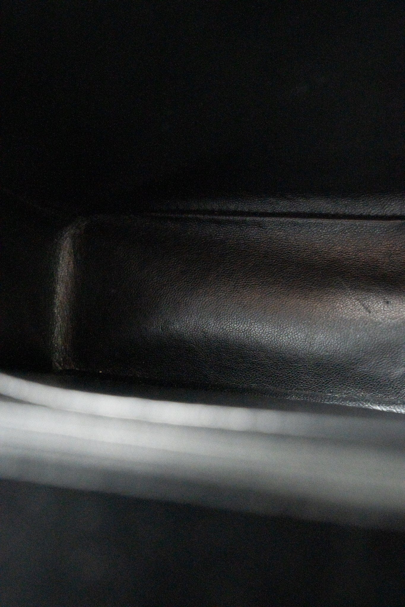 Vintage Black Velvet Matelasse Jumbo Single Flap