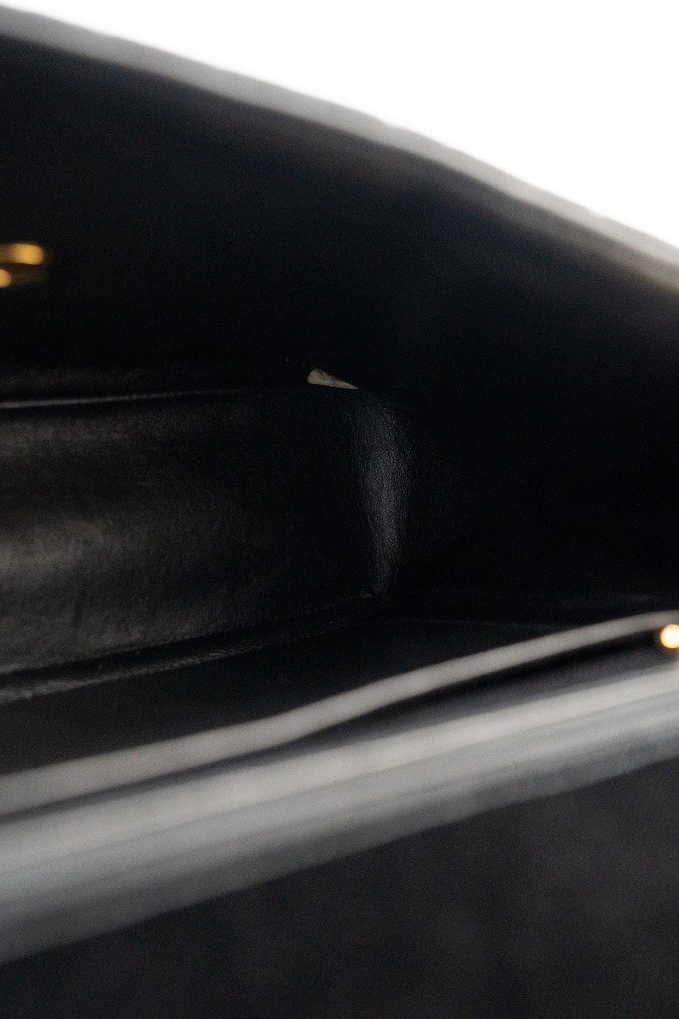 Vintage Black Velvet Matelasse Jumbo Single Flap