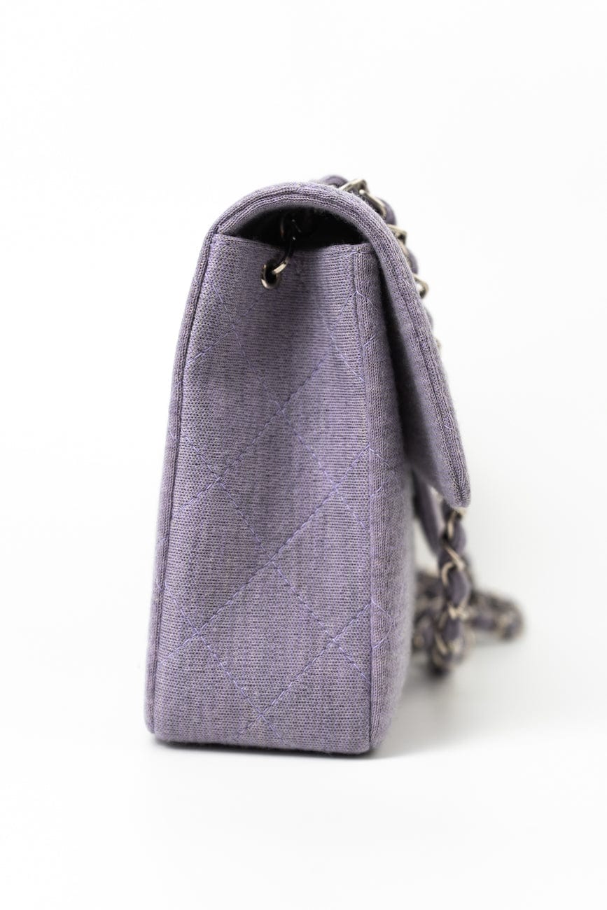 Vintage Lavender/ Lilac Cotton Quilted Single Flap Medium SHW