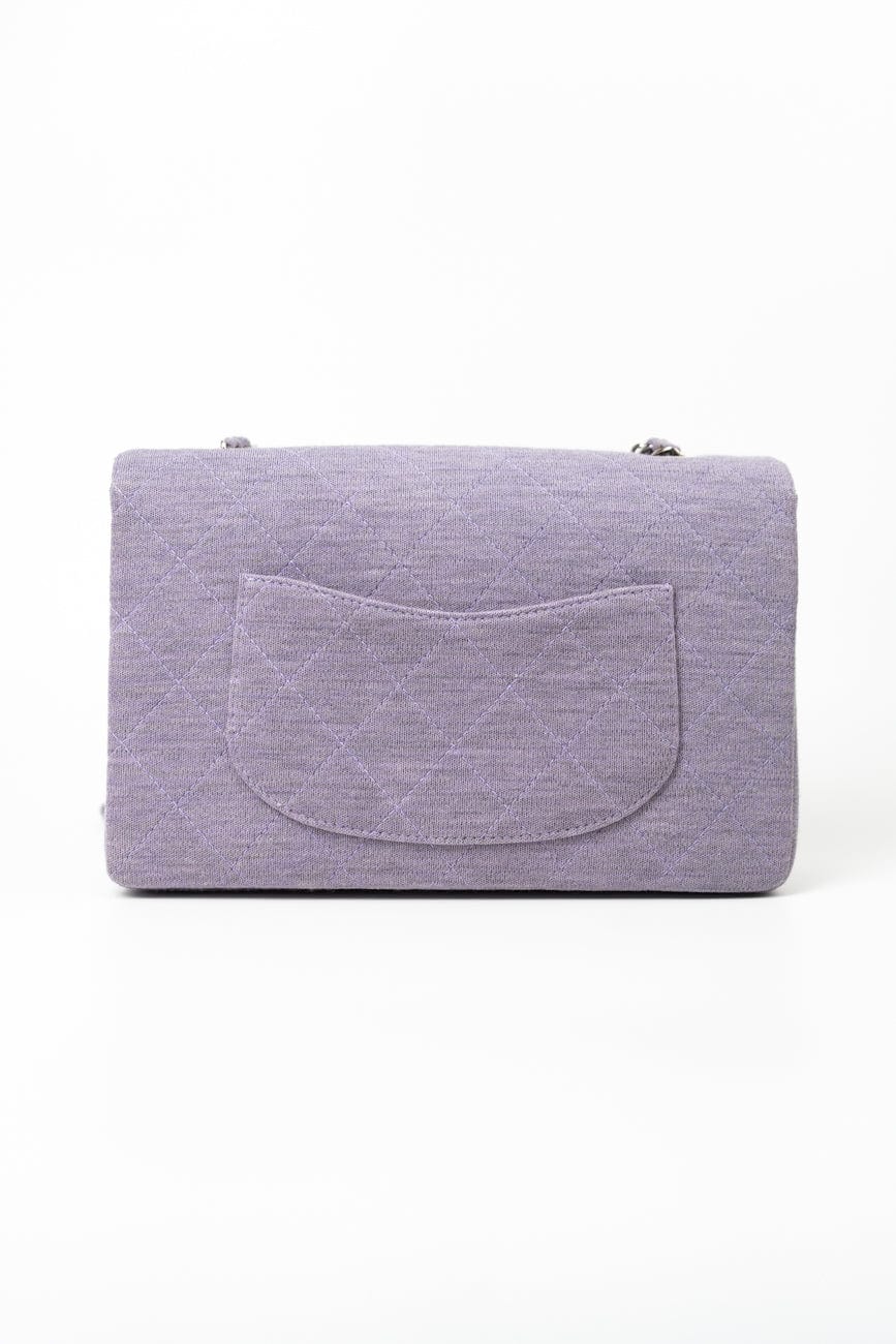 Vintage Lavender/ Lilac Cotton Quilted Single Flap Medium SHW