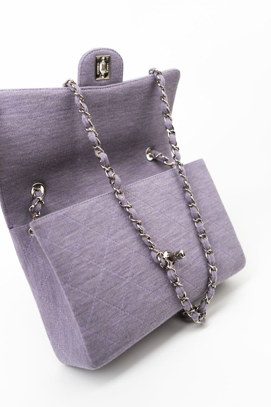 Vintage Lavender/ Lilac Cotton Quilted Single Flap Medium SHW