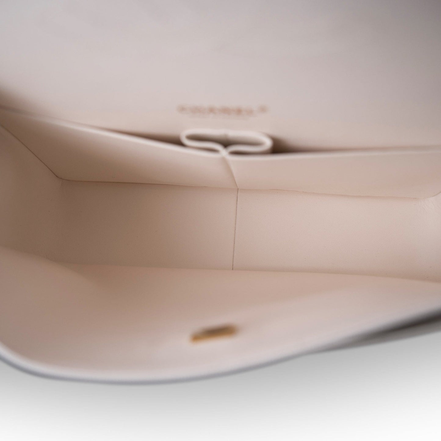 22B White Caviar Quilted Maxi Classic Flap Light Gold Hardware