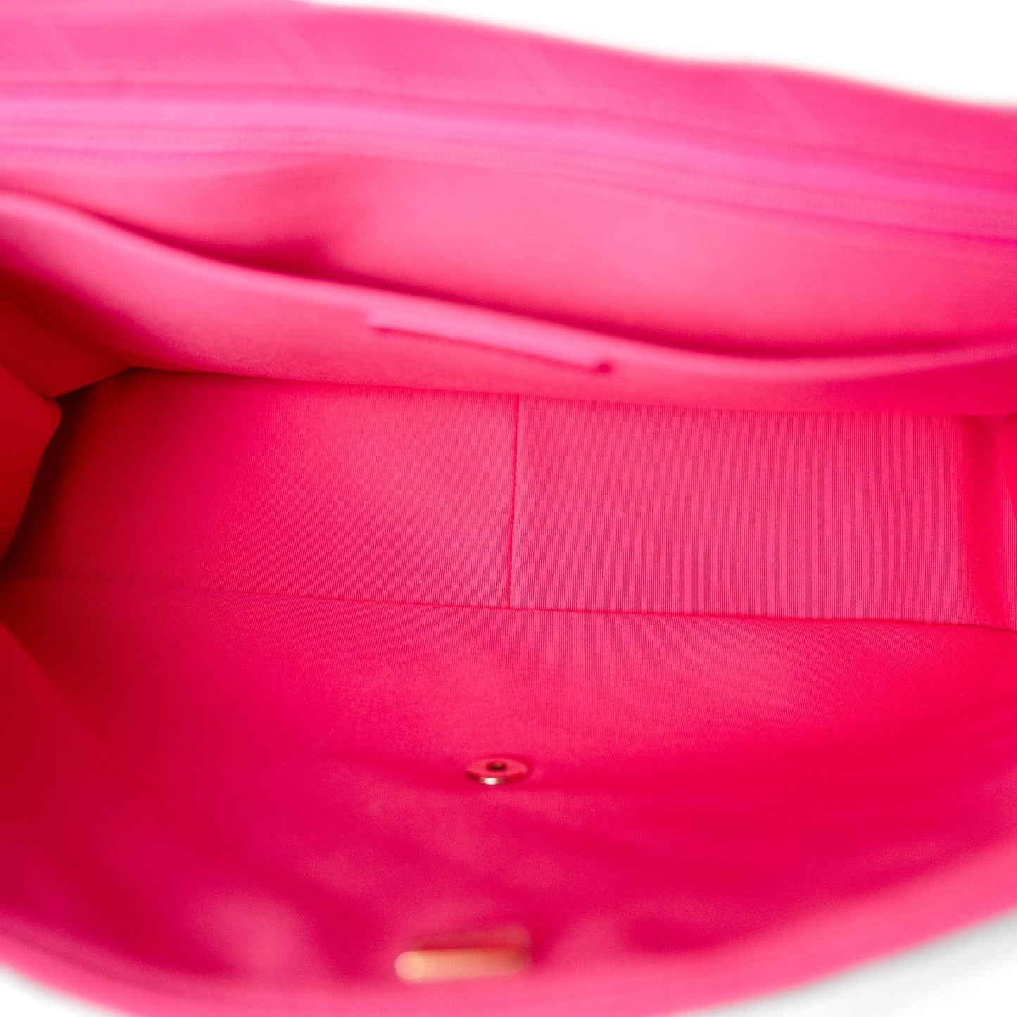 Pink Jersey Quilted XXL Jumbo Single Flap Light Gold Hardware