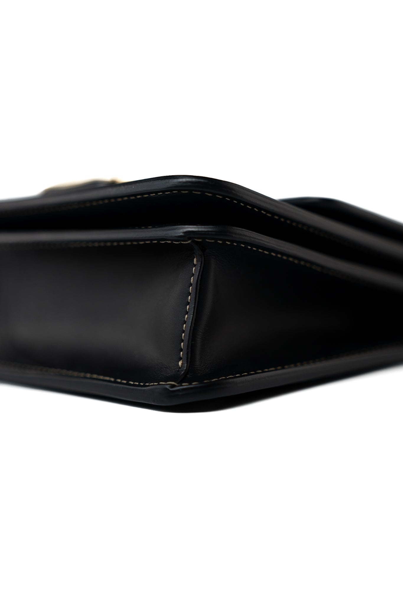 Fendi Fab Black Shoulder Bag Gold Hardware