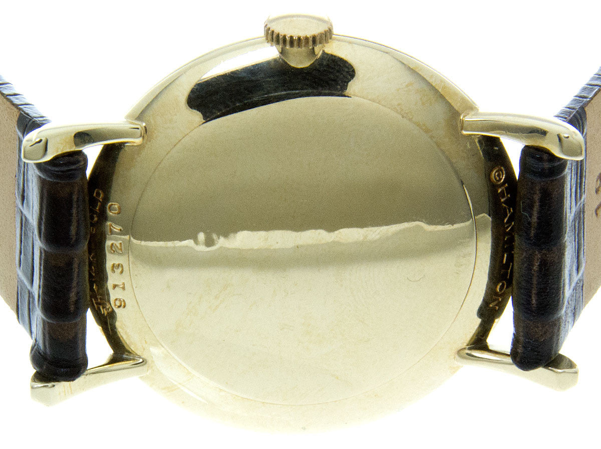 Hamilton Masterpiece 14kt Gold Watch