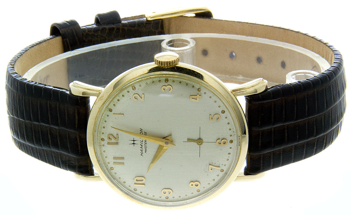 Hamilton Masterpiece 14kt Gold Watch